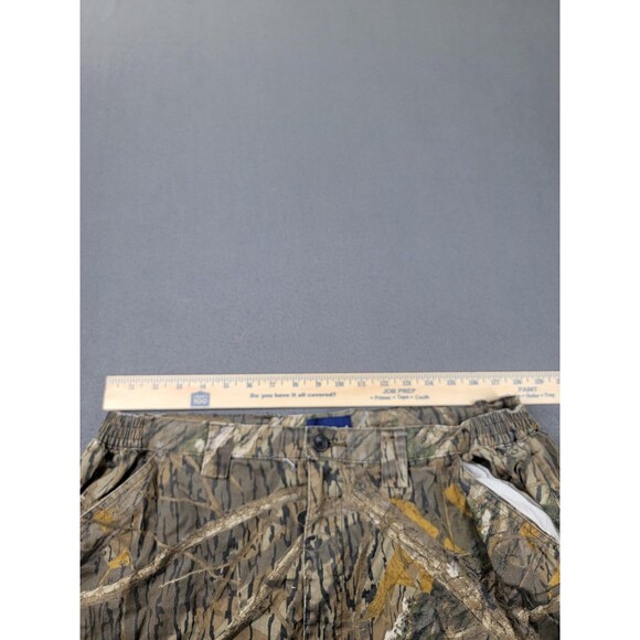 Mossy Oak Pants Mens XL Camo Shadow Branch Hunting Cotton Elastic Waist Drawcord - Picture 7 of 14